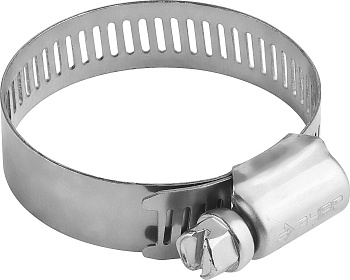 ЗУБР НХ-12П, 16 - 32 мм, просечная лента 12.7 мм, 4 шт, нержавеющий хомут, Профессионал (37815-016-3