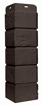Угол Grand Line Стандарт GL Состаренный кирпич, коричневый, 12 штук 183028