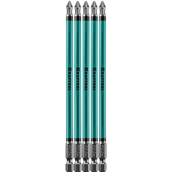 KRAFTOOL Optimum PZ2, 150 мм, 5 шт, биты (26124-2-150-5)