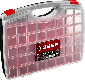 Органайзер со съемными лотками, ЗУБР ВОЛГА-20 38034-20