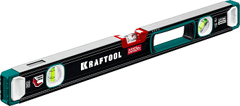 Сверхпрочный уровень KRAFTOOL A-RATE Control с зеркальным глазком, 600 мм 34986-60