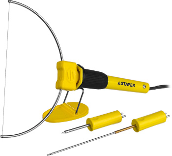 STAYER MAXterm, 7 Вт, в наборе: 3 насадки, аккуратный рез пенопласта + пластика, прибор для художест