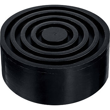 Опора резиновая для домкрата РШ-45, D105 / H45 мм, Профессионал Зубр 43005-45