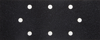 Лист шлиф. универсал. URAGAN ″Оптимален для мягких пород дерева″ 8 отверстий по линии, для ПШМ, P80,