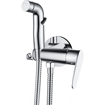 Встраиваемый смеситель с гигиеническим душем D&K DK Rhein.Marx хром DA1394581