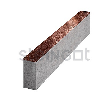 Бордюр Садовый 1000*200*80 Бурый камень (Stein Brown)