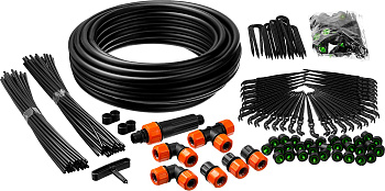 GRINDA 1/2″, 18 м, шланг магистральный, площадь полива 18 кв м, расход воды 4л/ч на раст, на 60 раст