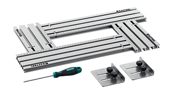 KRAFTOOL KRAFTFLEX MFS-200-400 мм, 4шт, Шаблон фрезерный в комплекте с 2 упорами (32807)