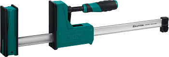 KRAFTOOL Grand-300/450, 300/450 мм, сжатие/распор, 600 кгс, глубина зажима 95 мм, корпусная струбцин