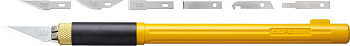 OLFA с профильными лезвиями 6 мм, 4 шт, перовой нож (OL-AK-4)
