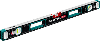 Сверхпрочный уровень KRAFTOOL A-RATE Control с зеркальным глазком, 800 мм 34986-80