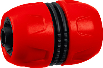 GRINDA GM-U, 1/2″ x 3/4″, универсальная, для шланга, ударопрочный пластик, ремонтная муфта (8-426242