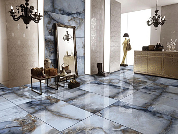 Керамогранит Primavera Jakarta Blue Carving 60x120 см (CR210)