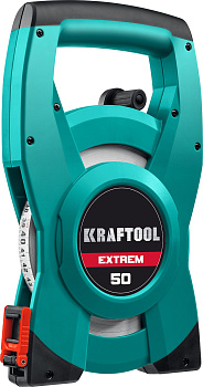 Геодезическая стальная мерная лента KRAFTOOL Extrem 50 м 34185-50