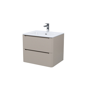 Тумба с умывальником, подвесная, 60 см, капучино, Edifice, IDDIS, EDI60C0i95K подходит умыв. 0106000