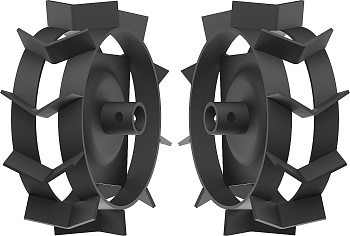 ЗУБР 270х90 мм, пос. d 30 мм, 2 шт., грунтозацепы для культиваторов (ГР-270)