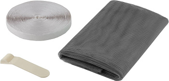 STAYER Comfort, серая, для окон, 1.1 х 1.3 м, с крепежной лентой, противомоскитная сетка (12481-11-1