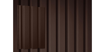 Сайдинг Рейка Grand Line Acryl темный дуб (3,0м)