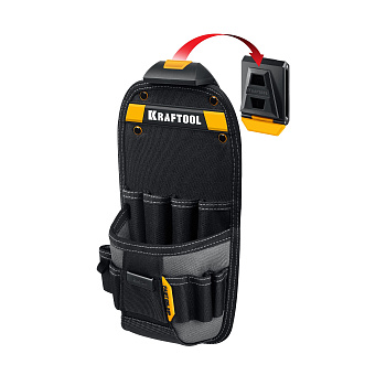 Поясная сумка 170x360 мм с быстросъёмным креплением KRAFTOOL FastClip KP-11 , 11 карманов и петель 3