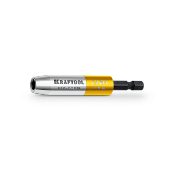 KRAFTOOL FIX-TORQ 2.0 Нм динамометрический адаптер для бит (64035-2.0)