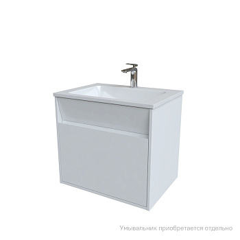 Тумба подвесная с ящиком, белая, 60 см, Esper, IDDIS, ESP60W0i95. Подходит ум. 4506000i28