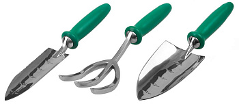 GRINDA 3 предмета, алюминиевый корпус, сумка, посадочный набор (8-421765-H3)