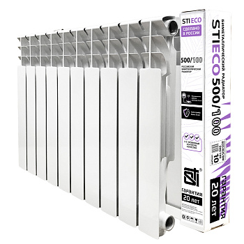 Биметаллический радиатор STI ECO RUS BM 500/100 10 сек.