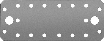 ЗУБР КП-2.5, 140 x 55 x 2.5 мм, цинк, крепежная пластина (31023-140)