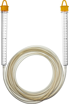 Гидроуровень с усиленной измерительной колбой большого размера, d 8мм, 5м, STAYER 3486-06-05