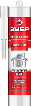 Монтажный герметик клей многоцелевой, 300мл Зубр 41331