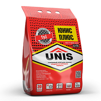 Плиточный клей Unis Плюс класс C1 TE 5 кг