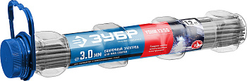 ЗУБР Д 3.0 х 350 мм, 1.2 кг в ПВХ тубе, УОНИ 13/55 с основным покрытием, электрод сварочный, Професс