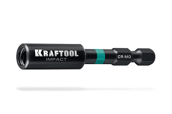 KRAFTOOL IMPACT, 60 мм, торсионный адаптер для ударных шуруповертов (26789)