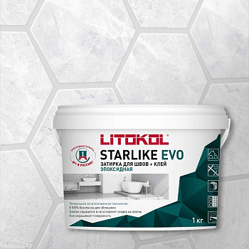 Эпоксидный состав для укладки мозаики LITOKOL STARLIKE EVO S.102 BIANCO GHIACCIO 485120002
