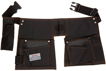 Нейлоновый пояс для инструментов (9 карманов) Шатер Зубр 38654