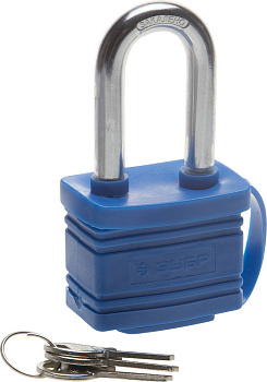 ЗУБР 50 мм, всепогодный, удлиненная дужка, навесной замок (37212-50)