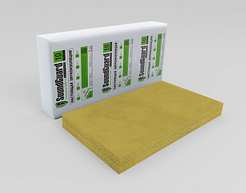 Плита звукопоглощающая SoundGuard ЭкоАкустик ЛАЙТ 10 1200х600х9мм  (11.52 м2 в уп)