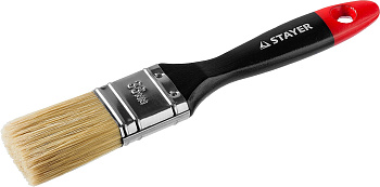 Плоская кисть STAYER Professional Universal светлая натуральная щетина, деревянная ручка, 38мм, 1.5"