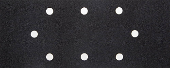 Лист шлиф. универсал. URAGAN ″Оптимален для мягких пород дерева″ 8 отверстий по линии, для ПШМ, P100