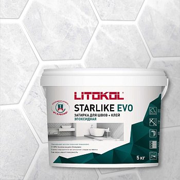 Эпоксидный состав для укладки мозаики LITOKOL STARLIKE EVO S.100 BIANCO ASSOLUTO 485110004