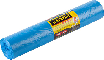Мешки голубые для сбора мусора Comfort (50 шт; 120 л) Stayer 39156-120