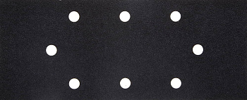 Лист шлиф. универсал. URAGAN ″Оптимален для твердых пород дерева″ 8 отверстий по линии, для ПШМ, P12