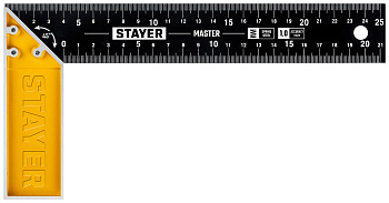 Столярный угольник STAYER 250 мм со стальным полотном 3430-25_z02