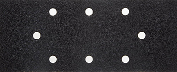 Лист шлиф. универсал. URAGAN ″Оптимален для мягких пород дерева″ 8 отверстий по линии, для ПШМ, P60,