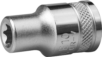 Торцовая головка "INDUSTRIE QUALITAT" хромосатинированная (внутренний TORX, 1/2", Е11) Kraftool 2781