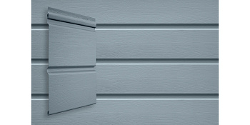 Сайдинг Double-брус Grand Line Color Plus голубой (3,0м)