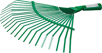 РОСТОК PB-22L, 385 х 450 мм металлические, пластинчатые, без черенка, веерные грабли (39621)