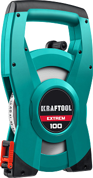 Геодезическая стальная мерная лента KRAFTOOL Extrem 100 м 34185-100