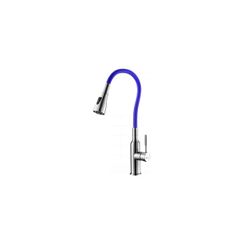 Смеситель для кухни Lemark Expert с гибким изливом LM5082S-Violet
