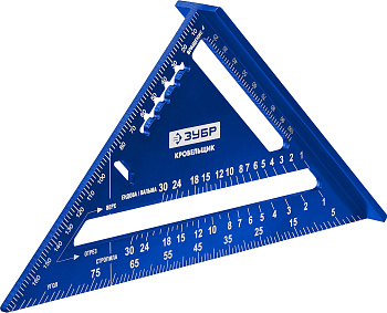 Универсальный кровельный угольник ЗУБР Кровельщик 180 мм, 5-в-1 34391-18